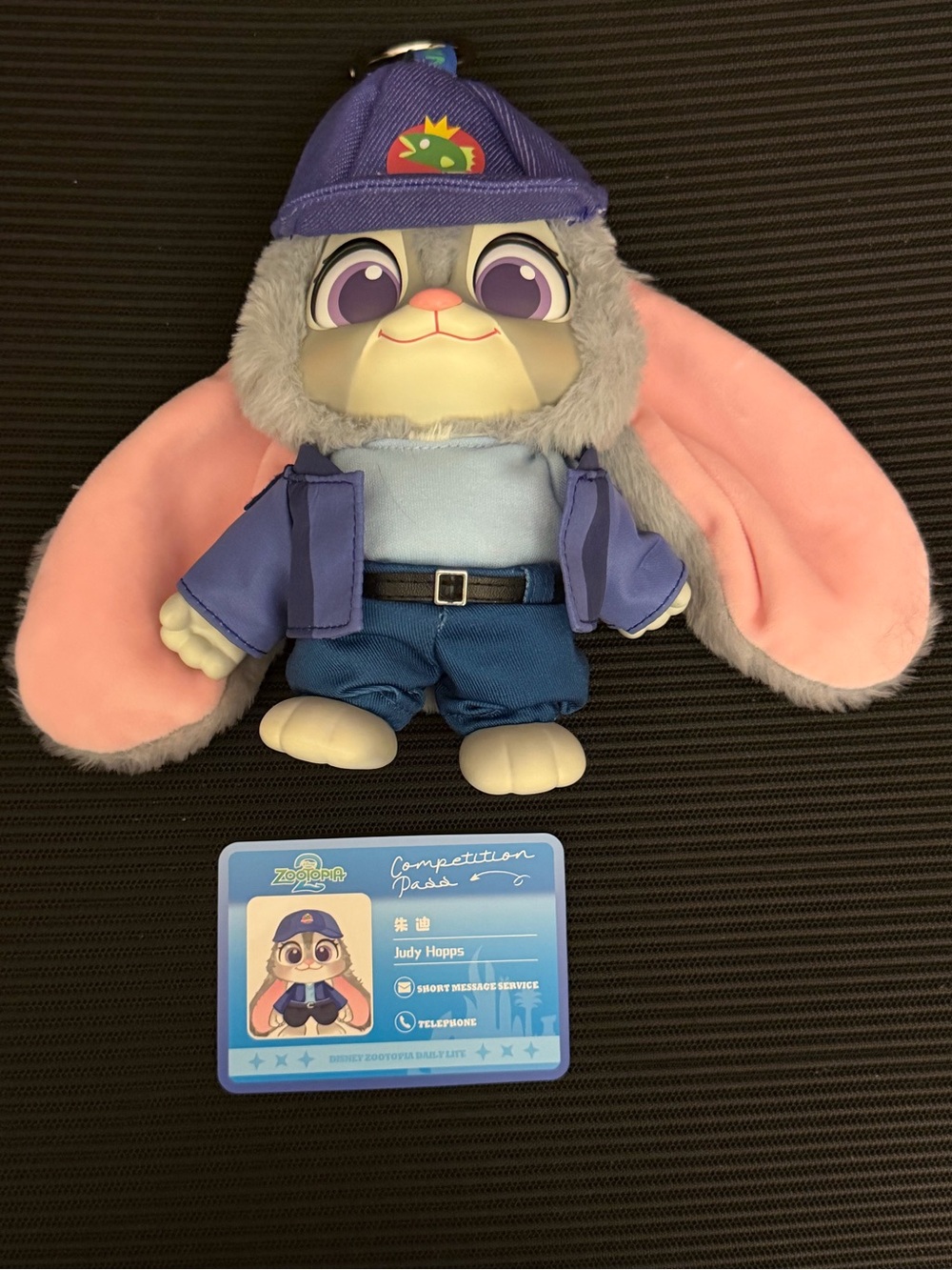 MINISO Disney Zootopia 2 City Residents Series – Judy Hopps Plush Pendant